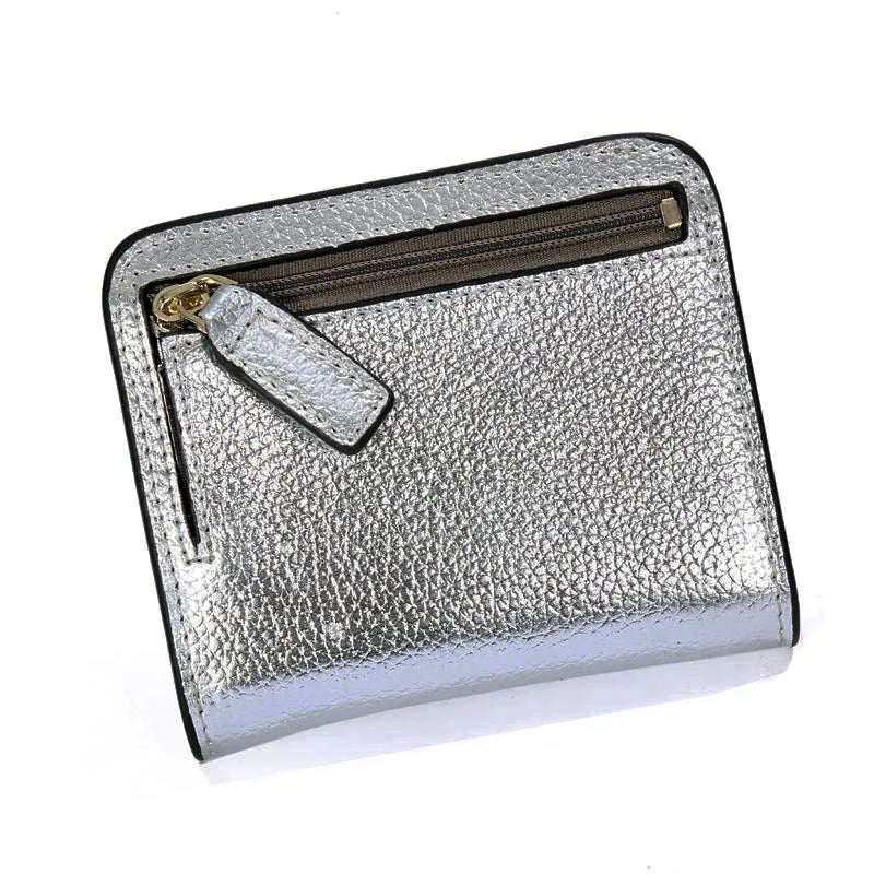 Peris Gems  silver / CHINA Fashion Split Leather Women Wallets Mini Purse Lady Small Leather Wallet with Coin Pocket SHEIN Amazon Temu