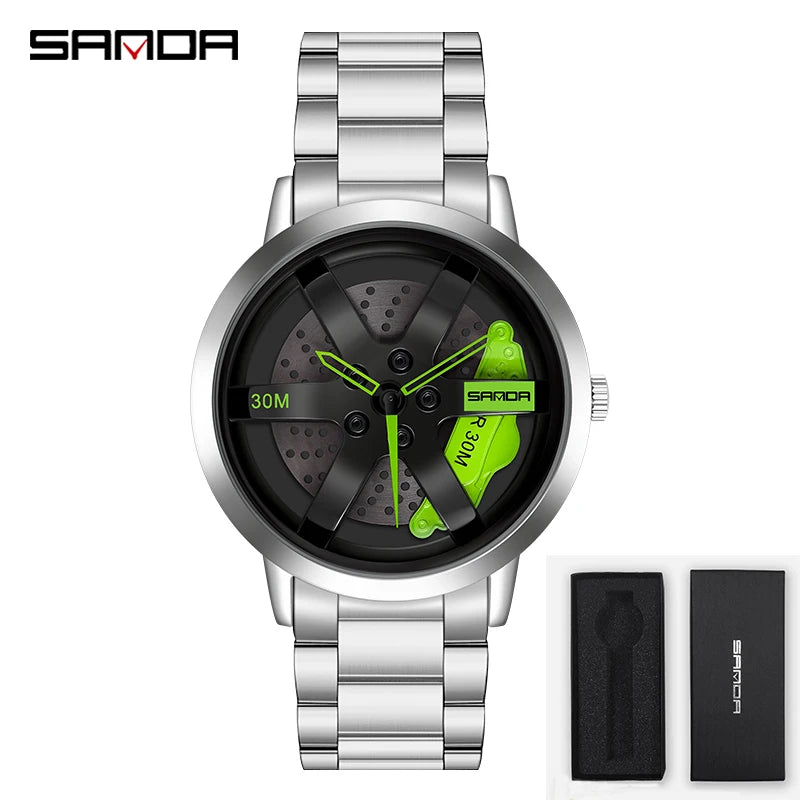 Peris Gems silver green box / CHINA Regarder SANDA Mens Watch Rim Hub Watch Wheel Wristwatch Clock Sport Car  Creative 360° Spinning Men Wrist Watch Reloj de hombre Regarder SANDA Mens Watch Rim Hub Watch Wheel Wristwatch Clock Sport Car  Creative 360° Spinning Men Wrist Watch Reloj de hombre SHEIN Amazon Temu