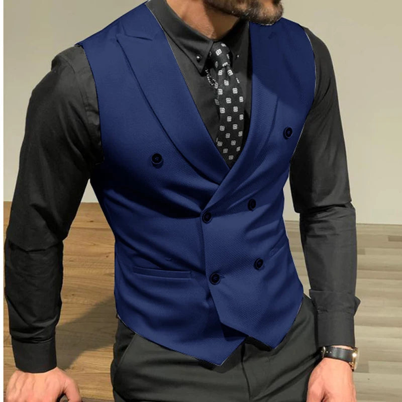 Peris Gems  Slim Fitting Double Breasted Suit Vests for Men SHEIN Amazon Temu