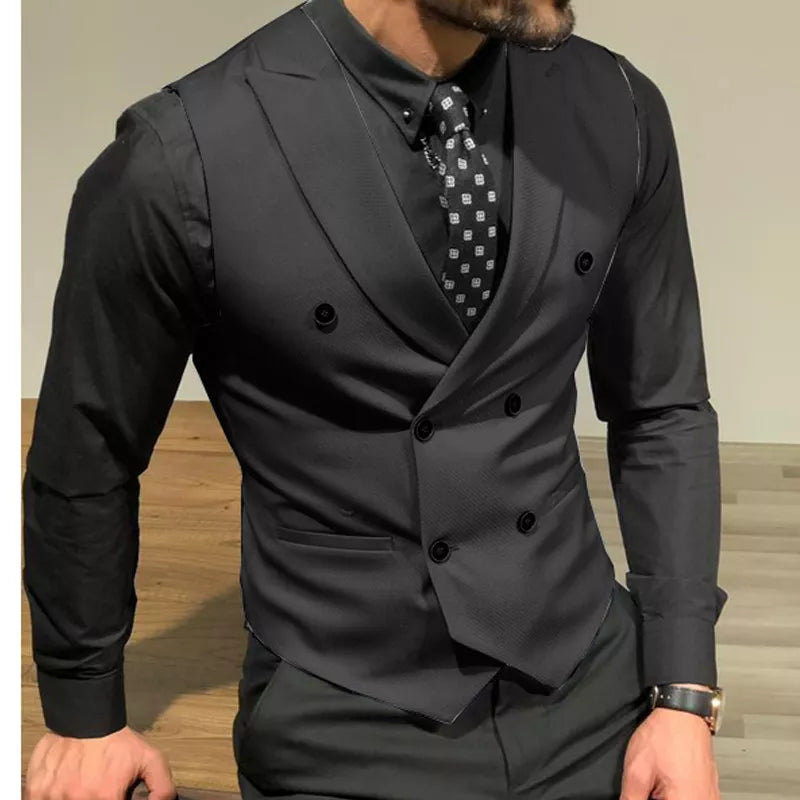 Peris Gems  Slim Fitting Double Breasted Suit Vests for Men SHEIN Amazon Temu