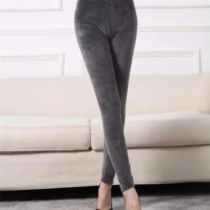 Peris Gems  SM4 Gray / S Winter Double Side Velvet Leggings for Women SHEIN Amazon Temu