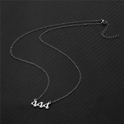 Peris Gems  Stainless Steel Angel Number Lucky Numbers Necklaces 111 222 333 444 555 777 888 999 666 000 Pendant Necklace Charms Jewelry SHEIN Amazon Temu