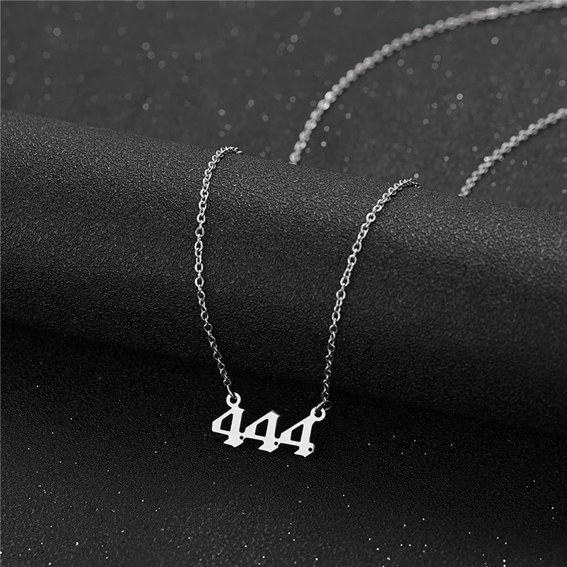 Peris Gems  Stainless Steel Angel Number Lucky Numbers Necklaces 111 222 333 444 555 777 888 999 666 000 Pendant Necklace Charms Jewelry SHEIN Amazon Temu