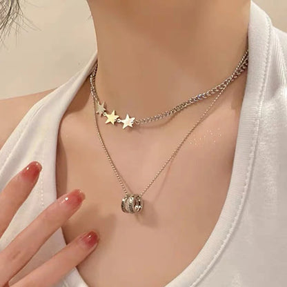 Peris Gems Style 04 Korean Fashion Pink Zircon Magic Wand Necklace for Women Gift Charm Chocker Decoration Young Girl Y2K Accessories New Jewelry SHEIN Amazon Temu