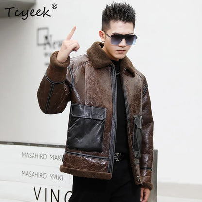 Peris Gems Tcyeek Genuine Leather Man Jackets Short Style Natural Sheepskin Fur Coats Winter Clothes Warm Mens Fur Jacket Coat 2025 Trendy Tcyeek Genuine Leather Man Jackets Short Style Natural Sheepskin Fur Coats Winter Clothes Warm Mens Fur Jacket Coat 2025 Trendy SHEIN Amazon Temu