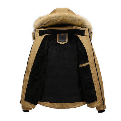 Peris Gems  Thickened Fur Hood Winter Parka Jackets for Men SHEIN Amazon Temu