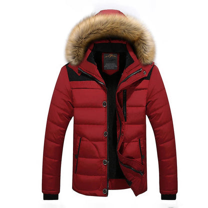 Peris Gems  Thickened Fur Hood Winter Parka Jackets for Men SHEIN Amazon Temu