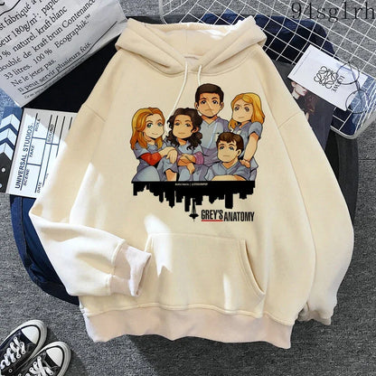 Peris Gems TL5600-2-khaki / XXL Greys Anatomy Hoodies Women Harajuku Ulzzang Sweatshirts Kawaii You Are My Person Print Streetwear Pullover Y2k Tops Female Greys Anatomy Hoodies Women Harajuku Ulzzang Sweatshirts Kawaii You Are My Person Print Streetwear Pullover Y2k Tops Female SHEIN Amazon Temu