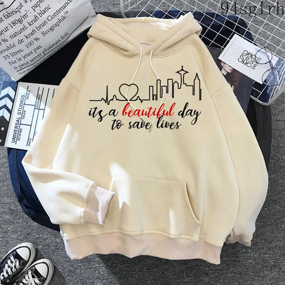 Peris Gems TL5600-7-khaki / S Greys Anatomy Hoodies Women Harajuku Ulzzang Sweatshirts Kawaii You Are My Person Print Streetwear Pullover Y2k Tops Female Greys Anatomy Hoodies Women Harajuku Ulzzang Sweatshirts Kawaii You Are My Person Print Streetwear Pullover Y2k Tops Female SHEIN Amazon Temu