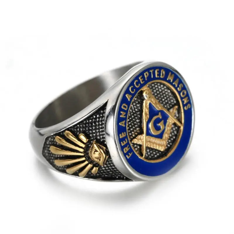 Peris Gems  Vintage Masonic Freemason Drip Eye of Power Rings SHEIN Amazon Temu