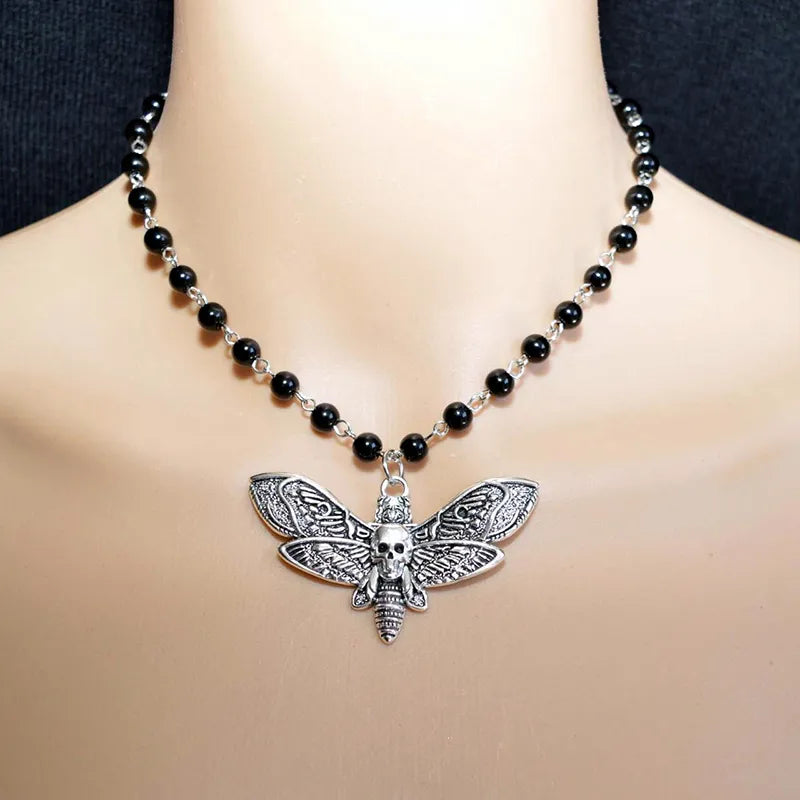 Peris Gems  WE-318 Gothic Style Bat Pendant Sweater Necklaces Unisex SHEIN Amazon Temu