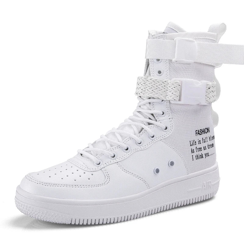 Peris Gems white 1906 / 40 Punk Style Orange High Boots Couple Streetwear Buckle Strap Designers Shoes Men Casual Shoes Trend Platform Men High Top Sneaker SHEIN Amazon Temu