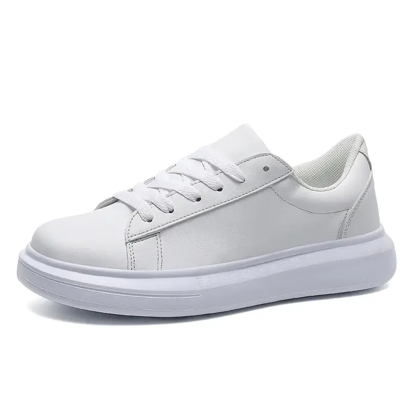 Peris Gems WHITE / 45 Fashionable Unisex Skateboard Shoes Lace-up Casual Women Vulcanized Shoes Non-Slip Lightweight Men Walking Flats Streetwear SHEIN Amazon Temu