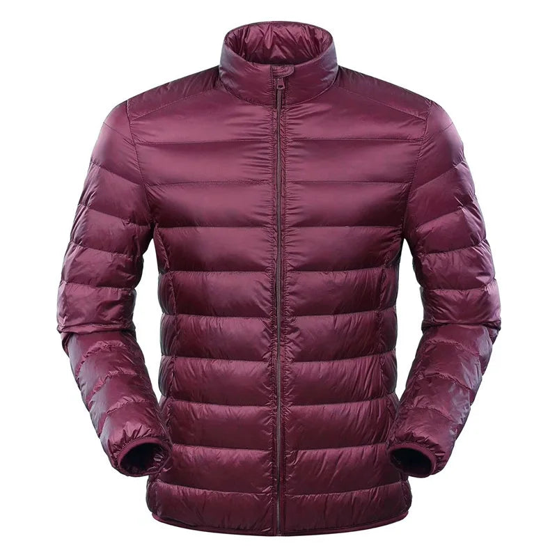 Peris Gems  wine / S Lightweight Duck Down Puffer Jackets for Men SHEIN Amazon Temu