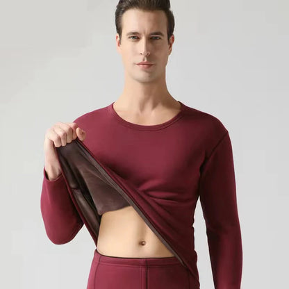 Peris Gems  Winter Thermal Underwear Sets for Men - Velvet Tops + Pants SHEIN Amazon Temu