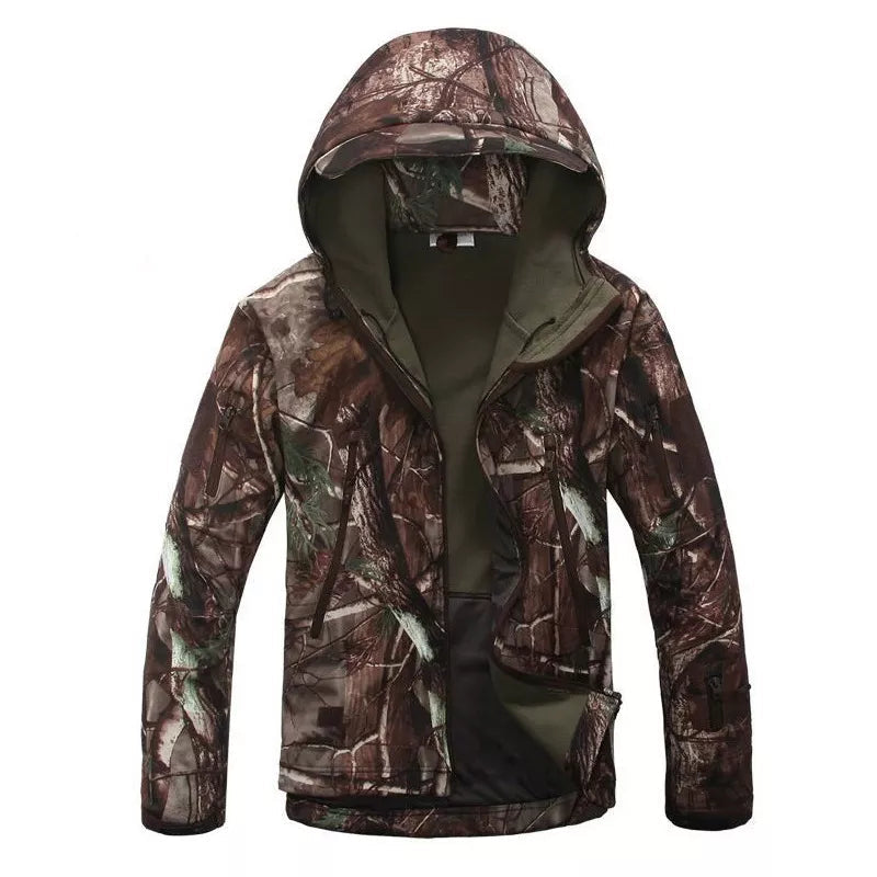 Peris Gems  Woodland Camo Softshell Hunting Jackets for Men SHEIN Amazon Temu