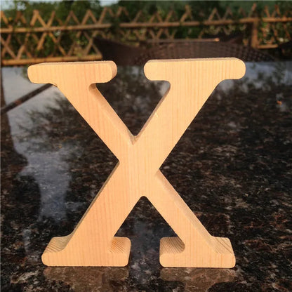 Peris Gems  X Wholesale 10cm High Wooden A to Z Alphabet Letters SHEIN Amazon Temu