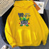 Peris Gems yellow / S MUNICIPALL WASTE Printed Hooded Pullovers Men&