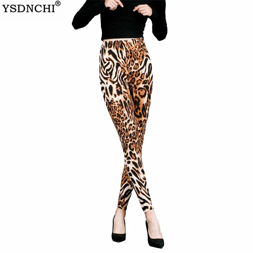 Peris Gems YSDNCHI Sports Workout Leggings Leopard Printed Pants Sexy Push Up Trousers Women Clothes DropShipping SHEIN Amazon Temu